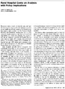 Rural hospital costs an analysis with policy implications