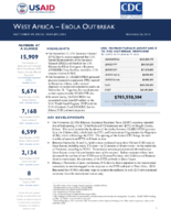 West Africa  Ebola Outbreak Fact Sheet 9 Fiscal Year FY 2015