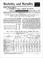 Morbidity and Mortality Weekly Report For release August 21 1959 Vol 8 No 32