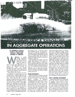 Reducing Silica Exposure in Aggregate Operations