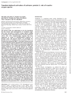 VanadateInduced Activation of Activator Protein1 Role of Reactive Oxygen Species