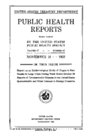 Public Health Reports  v 47 no 47  cover