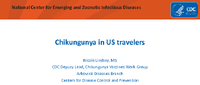 Chikungunya in US travelers