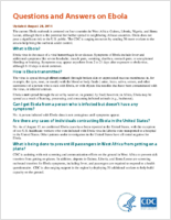 Questions and answers on Ebola