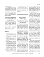 Genotyping of Orientia tsutsugamushi from Humans with Scrub Typhus Laos
