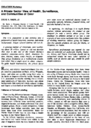 A private sector view of health surveillance and communities of color