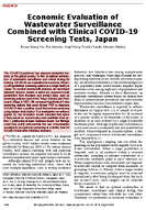 Economic Evaluation of Wastewater Surveillance Combined with Clinical COVID19 Screening Tests Japan