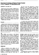 Insurance coverage of special foods needed in the treatment of phenylketonuria