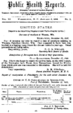 Public health reports  v XI no 1 January 3 1896