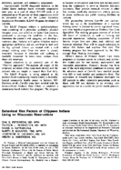 Behavioral risk factors of Chippewa Indians living on Wisconsin reservations