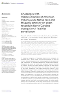 Challenges with Misclassification of American IndianAlaska Native Race and Hispanic Ethnicity on Death Records in North Carolina Occupational Fatalities Surveillance