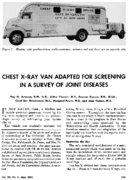 Chest Xray van adapted for screening in a survey of joint diseases
