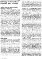 Estimating the market for an extended MPH program