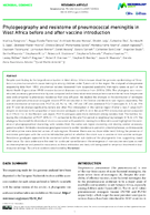 Phylogeography and resistome of pneumococcal meningitis in West Africa before and after vaccine introduction
