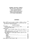 Public Health Reports  v 68 no 8  table of contents