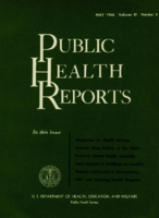 Public Health Reports  v 81 no 5 May 1966  cover