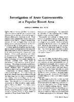 Investigation of acute gastroenteritis at a popular resort area