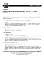 Volcanoes Key Facts About Protecting Yourself During a Volcanic Eruption