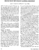 Penetration of turtle eggs by Salmonella braenderup