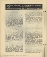 The Importance of sanitary refuse handling in fly control