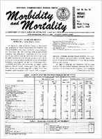 Morbidity and Mortality Weekly Report Vol 18 No 14 week ending April 5 1969