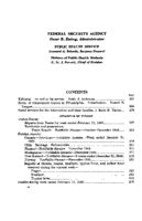 Public Health Reports  v 65 no 9  table of contents