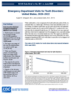 Emergency Department Visits for Tooth Disorders United States 20202022