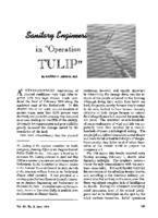 Sanitary engineering in Operation Tulip