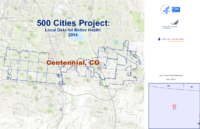 500 Cities Project Local Data for Better Health 2014 Centennial Colorado