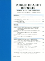 Public Health Reports  v 100  no 4  cover