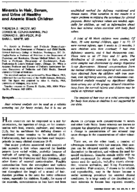 Minerals in hair serum and urine of healthy and anemic black children