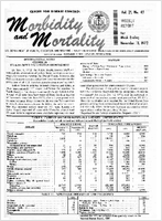 Morbidity and Mortality Weekly Report Vol 21 No 45 week ending November 11 1972