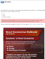 2019 novel coronavirus symptoms  complications