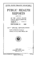 Public Health Reports  v 44 no 50  cover