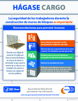 Hgase cargo la seguridad de los trabajadores durante la construccin de muros de bloques es importante