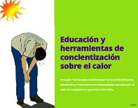 Educacin y herramientas de concientizacin sobre el calor una gua entrenando al entrenador para la identificacin prevencin y tratamiento de enfermedades causadas por el calor en trabajadores agrcolas al aire libre
