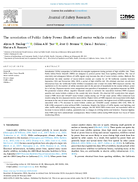 The Association of Public Safety Power Shutoffs and Motor Vehicle Crashes