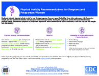 Physical Activity Recommendations for Pregnant and Postpartum Women