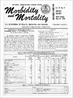 Morbidity and Mortality Weekly Report Vol 17 No 21 week ending May 25 1968