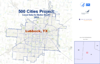 500 Cities Project Local Data for Better Health 2014 Lubbock TX