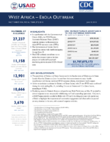 West Africa  Ebola Outbreak Fact Sheet 34 Fiscal Year FY 2015