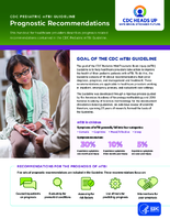 CDC Pediatric mTBI Guideline Prognositc Recommendations