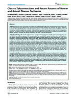 Climate Teleconnections and Recent Patterns of Human and Animal Disease Outbreaks