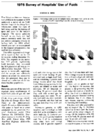 1976 survey of hospitals use of fuels