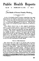 Public Health Reports  v 66 no 8 FEBRUARY 23 1951