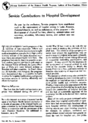 Servicio contributions to hospital development