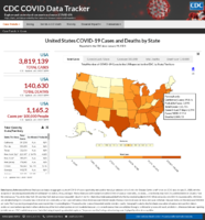 United States COVID19 cases and deaths by state reported to the CDC since January 21 2020 Jul 21 2020