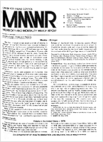 MMWR Morbidity and Mortality Weekly Report February 10 1978  Vol 27  No 6