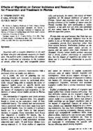 Effects Of Migration On Cancer Incidence And Resources For Prevention And Treatment In Florida