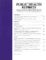 Public Health Reports  v 100  no 3  cover